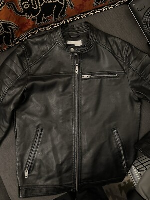 Men's Jack & Jones Faux Leather Jacket