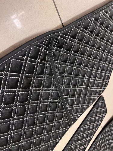Vinyl Trunk Mat trunk Floor For Porsche 911 F 1969-1973 4 PCS Black White Diamon - Picture 3 of 5