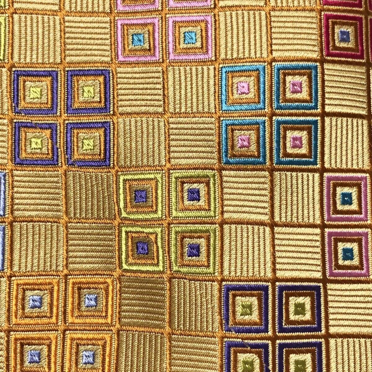 Robert Talbott Authentic Necktie Tie Lattice Chec… - image 8