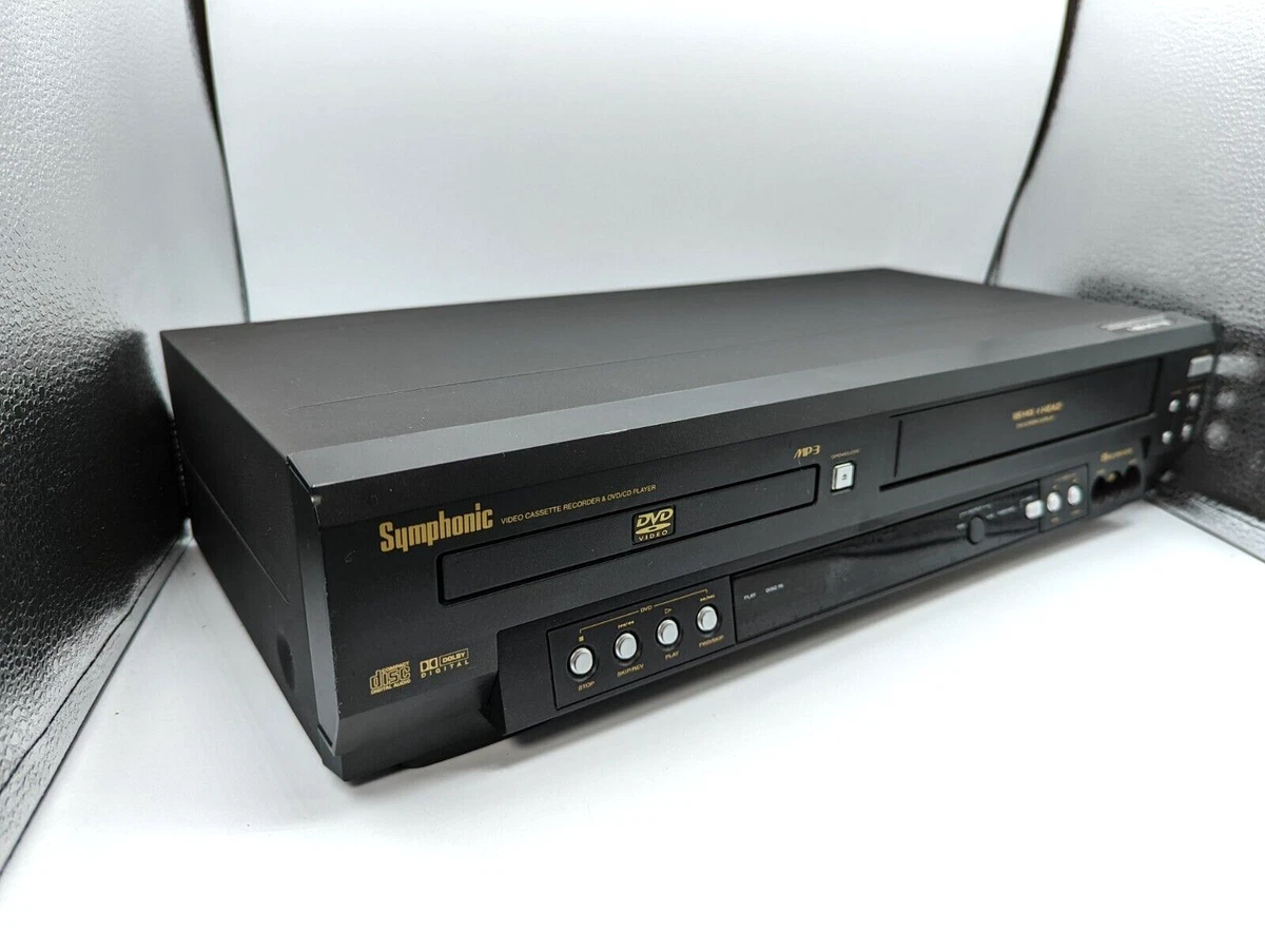SYMPHONIC WF802 DVD VCR Combo Player VHS Recorder 4Head W/, 56 OFF