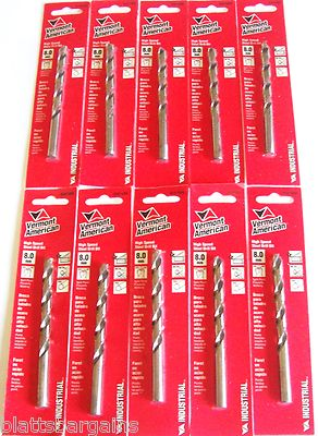 #ad #ad 10 VERMONT AMERICAN BY BOSCH 8MM HIGH SPEED STEEL METRIC DRILL BITS 0501080 $19.99