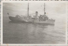 Foto, nave con scialuppa di salvataggio in mare aperto, VL (80042)