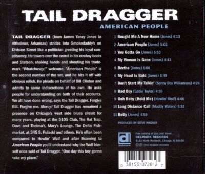 TAIL DRAGGER & HIS CHICAGO BLUES BAND - AMERICAN PEOPLE NEW CD