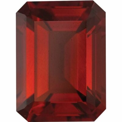 Natural Extra Fine Deep Madeira Citrine - Emerald Cut - Brazil - AAA+ Grade