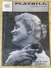 1958 Copy Of Playbill Magazine Bells Are Ringing Sam Shubert Theatre INV-P1176