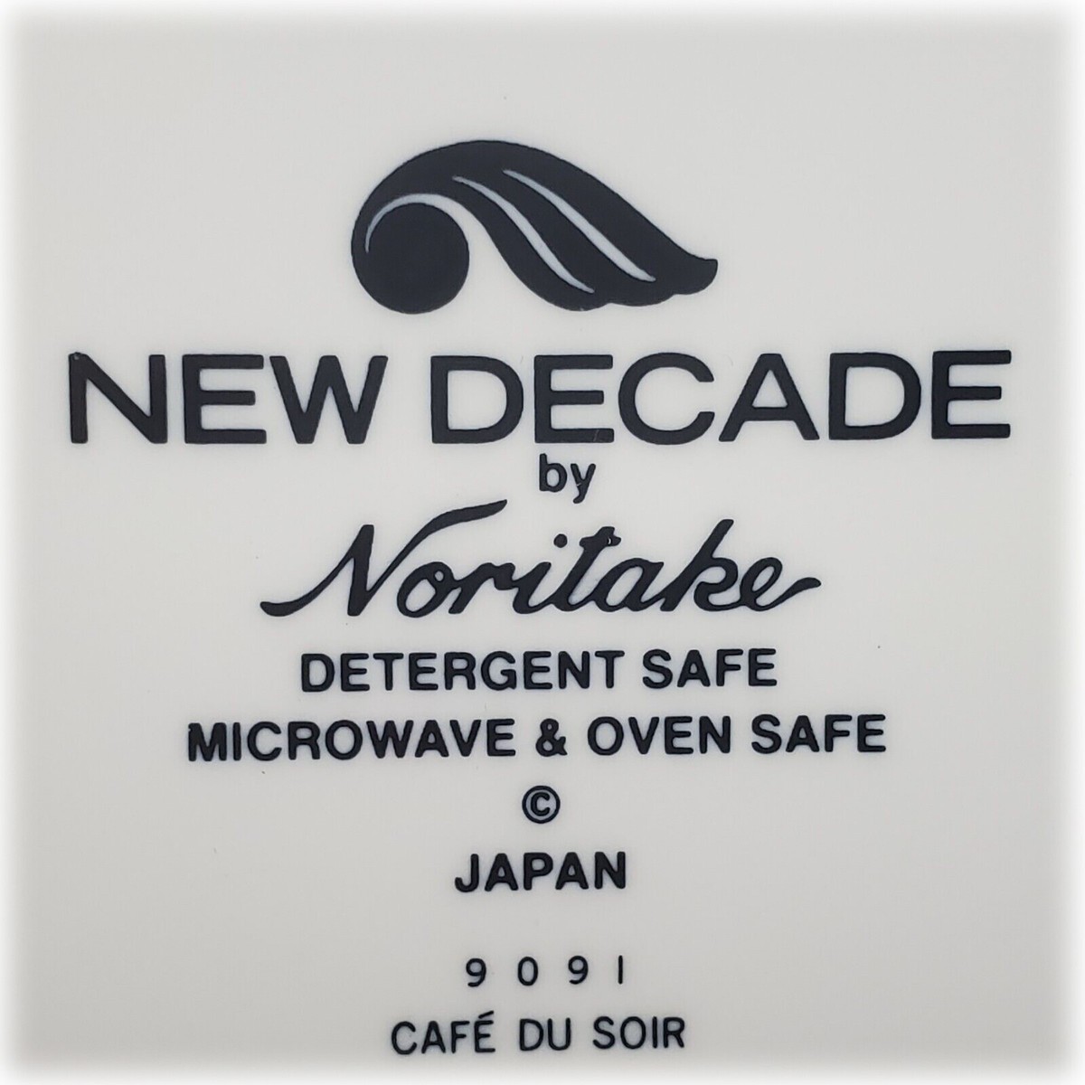 Noritake NEW DECADE CAFE DU SOIR Choose SALAD or DINNER PLATES or