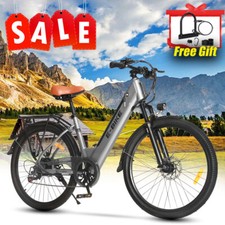 2025 E-Bike 26'' Electric Bike for Adults 750W Motor City Bicycle Commuter Ebike