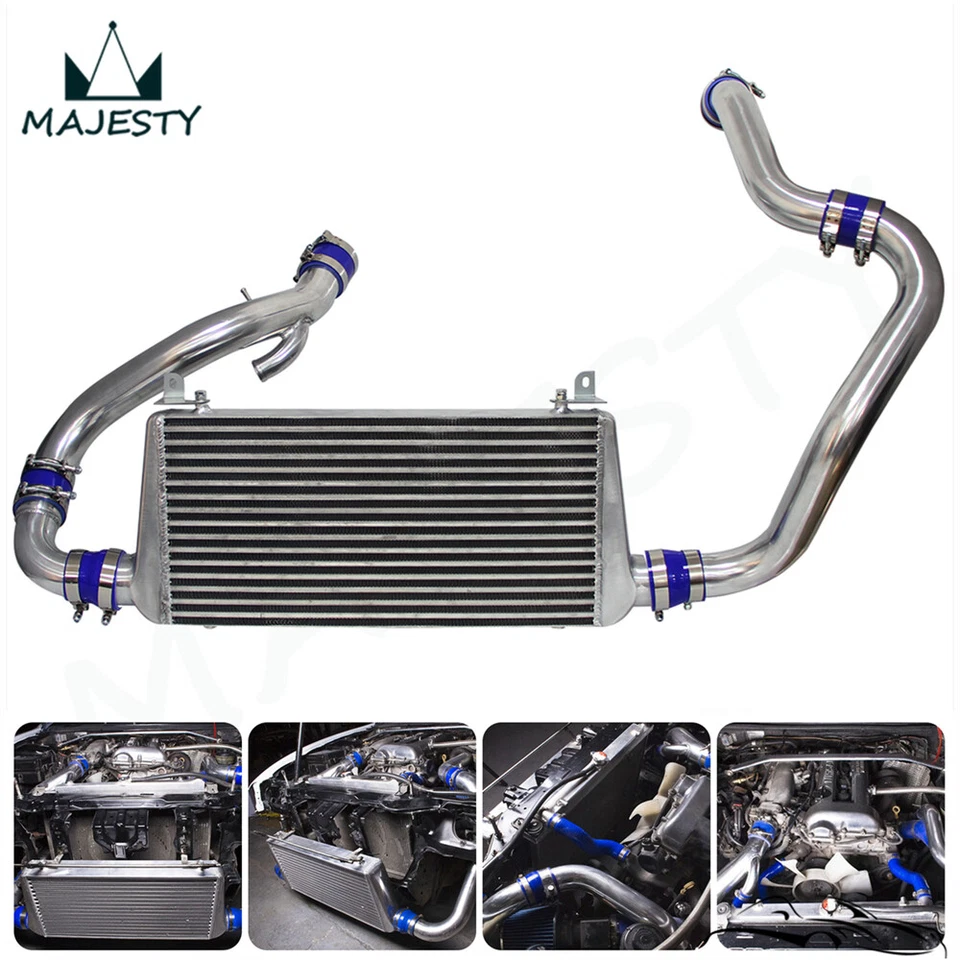 Kit Intercooler Para Nissan Silvia 240SX 200SX S14 S15 SR20DET 2.0T 1995-1998 BL Foto 4 de 4