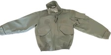 Gore-tex Jacket Small Woman's Green Military Pocket Elastic Waist Waterproof