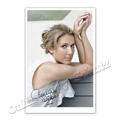 Céline Dion / Celine Dion - Sängerin - Autogramm / autograph [K4]