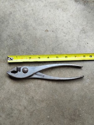 VINTAGE 8'' DIAMOND K38 SLIP JOINT PLIERS DULUTH FORGED IN USA