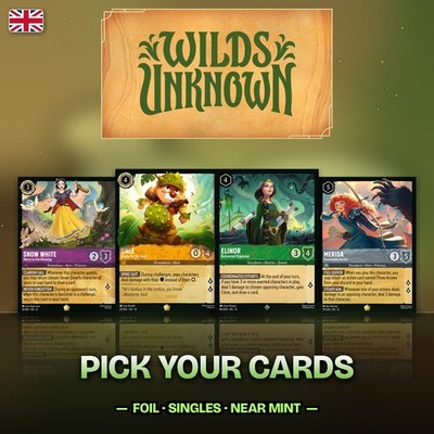 Disney Lorcana Cards Wilds Unknown Set 12 Foil Singles Choose English Near Mint