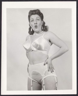 KATHY SUITS Vintage 1950's Girlie PIN UP Photo Busty Risque B&W Non Nude #22