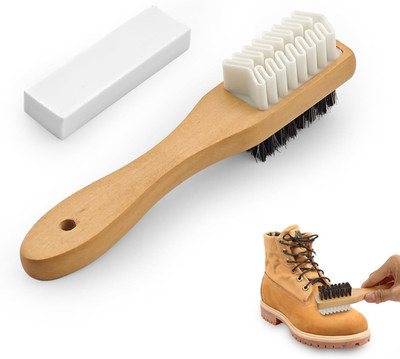 Suede Brush for Shoes, Suede Eraser for Shoes, 2-Piece Suede Shoe Cleaner Kit