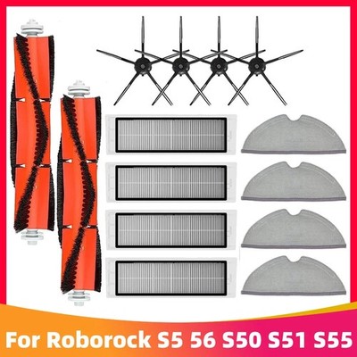 Für Roborock S6 S5 Max S60 S50 MaxV Ersatzteile Zubehör Set Hauptbürste Filter