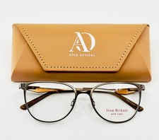 NEW ISAAC MIZRAHI IM30005 BR Brown Womens Semi Cat Eye Eyeglasses 51-16-135 B:40