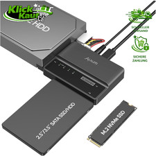USB 3.0 SATA Festplattenadapter mit Netzschalter 2.5 3.5 Z