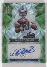 2017 Panini Spectra Rookie Neon Green Prizm 8/50 Jarrad Davis #184 Auto 0c2