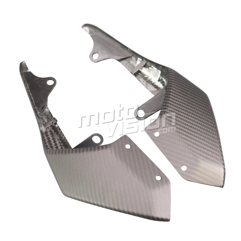Ecopes de selle carbone Yamaha MT07 2018-2022 pour remplacer le plastique