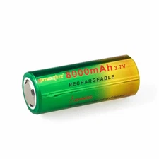 Skywolfeye 26650 Battery 3.7V Rechargeable Batteries Cell For Torch Lot