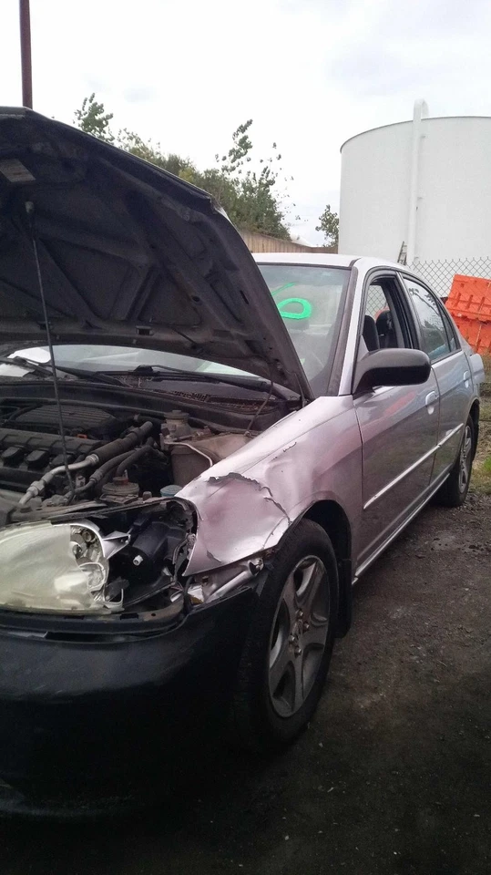 2003 Honda Civic Steering Column OEM Silver 76381 SED 5SP 232K Miles - Image 4 of 4