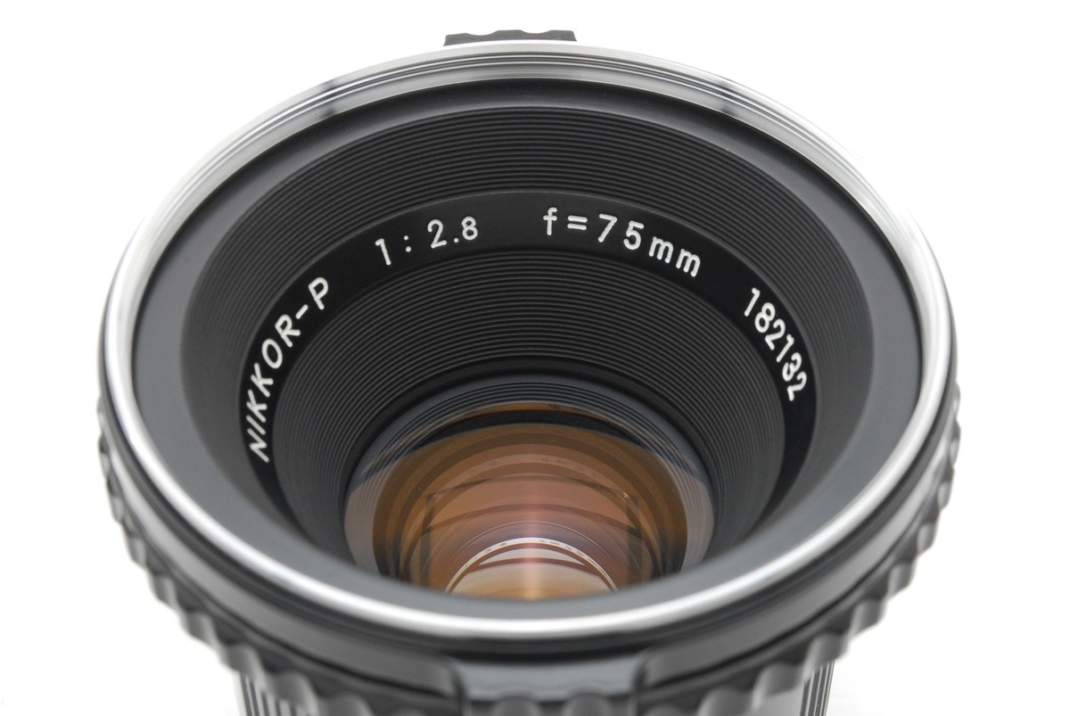 ニコン NIKKOR-P 75mm f/2.8 ゼンザブロニカ EC S2 MINT] Nikon NIKKOR-P 75mm f2.8 Lens For Zenza Bronica EC S2 S2A