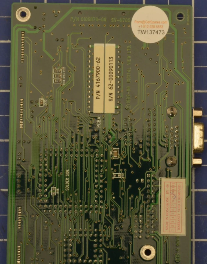 0106879-06 / PCB BOARD 4167900-62 SV-N705 / DIGITAL VIEW LTD - Image 2 of 4