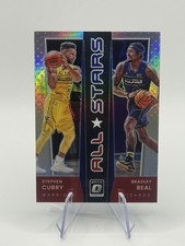 Stephen Curry Bradley Beal 2021-22 Panini Donruss Optic All Stars holo