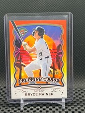 Bryce Rainer 2025 Prospect Edition Prepping for the Pros Red #186/199 #2 Tigers