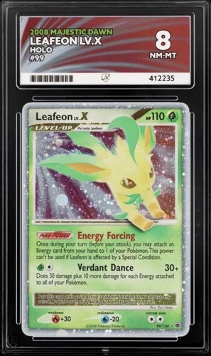 Leafeon LV.X 99/100 ACE graded card