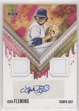 2021 Panini Diamond Kings DK Material Signatures Josh Fleming #DKMS-JF Auto 0u2j