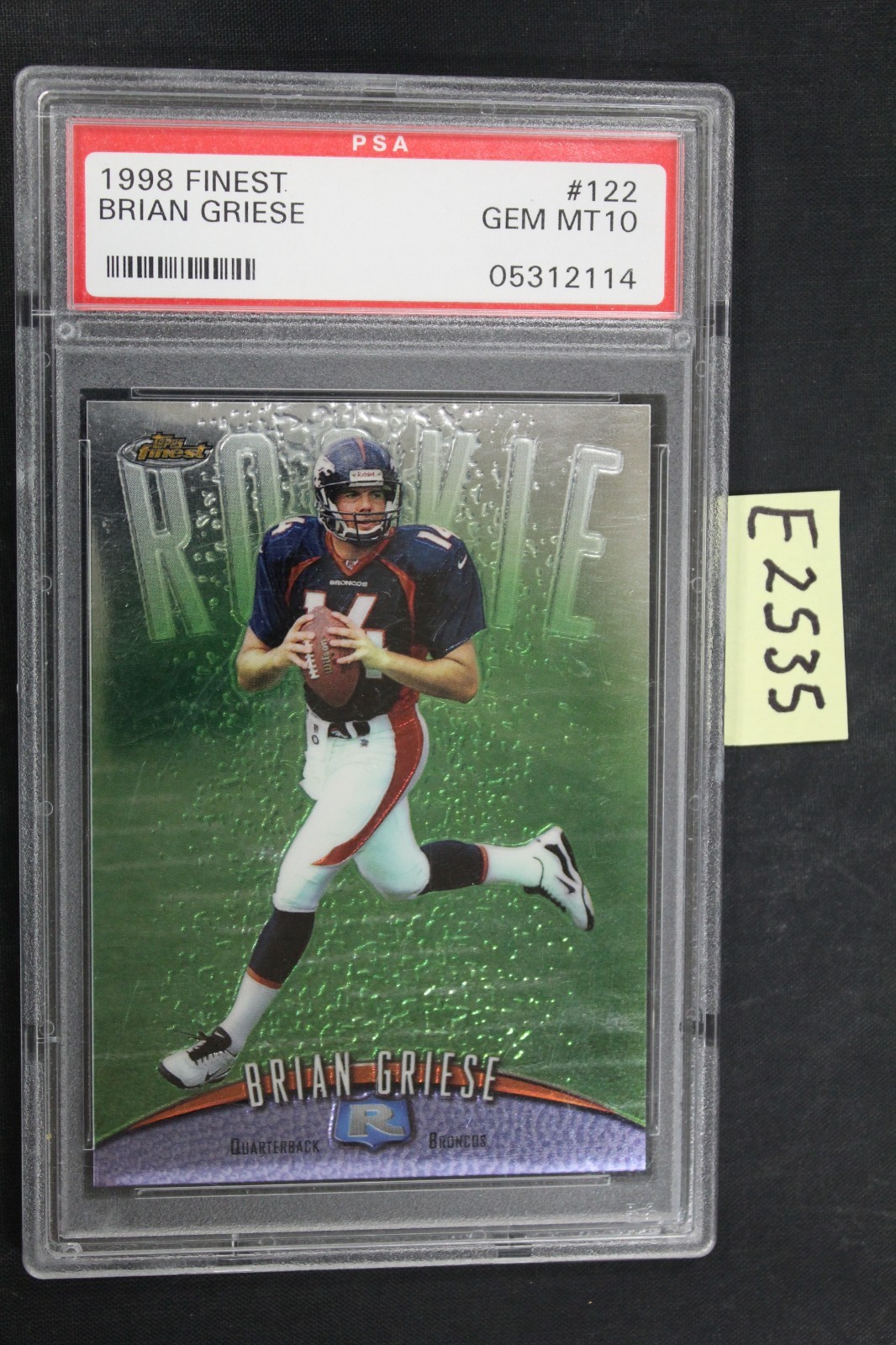 Brian Griese Finest #122 Base