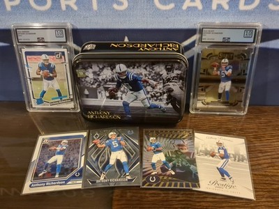 Anthony Richardson Gift Set, 1 Collector's Tin, 2 Graded Cards, 4 Singles