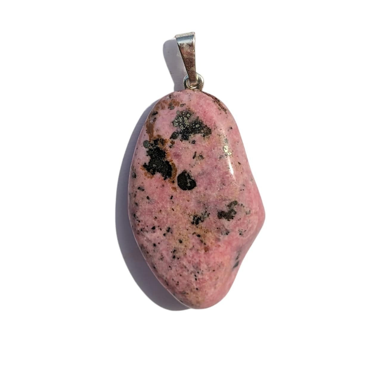 Pendentif Rhodochrosite pour l'Amour et la Guérison Émotionnelle
