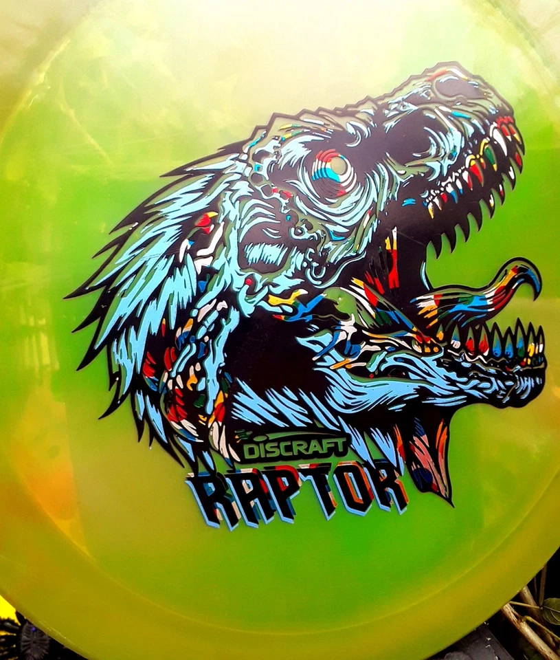 Discraft Z Raptor 172g. Field tested, No Ink WONDER BREAD Dinosaur Stamp. - Image 3 of 3
