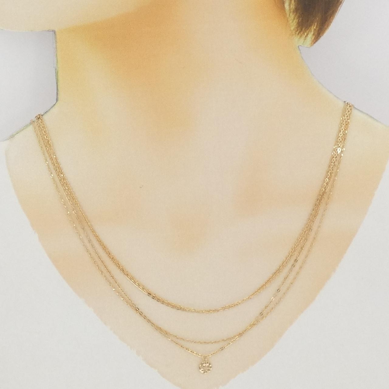 Authentic STAR JEWELRY K10YG Necklace  #260-008-143-8624