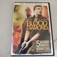 Blood Diamond DVD 2006 Full Screen Leonardo DiCaprio Jennifer Connelly Warner Br