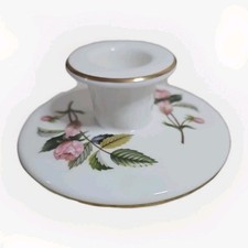 Wedgewood Hathaway Rose Candleholder APPROX 4 1/2"DIA. 1 1/2"TALL Candle Stick