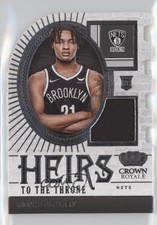 2023-24 Panini Crown Royale Heirs to the Throne Noah Clowney #HT-CLY 16p1