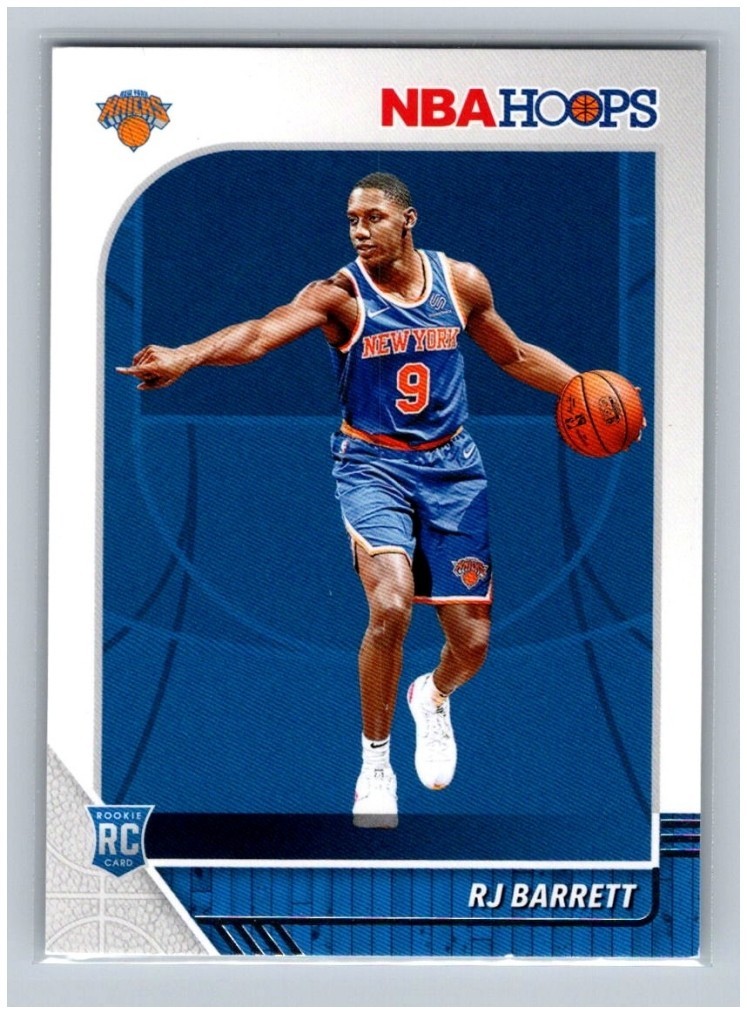 2019-20 Panini Hoops RJ Barrett RC #201 Rookie Card NBA New York Knicks NBA Base
