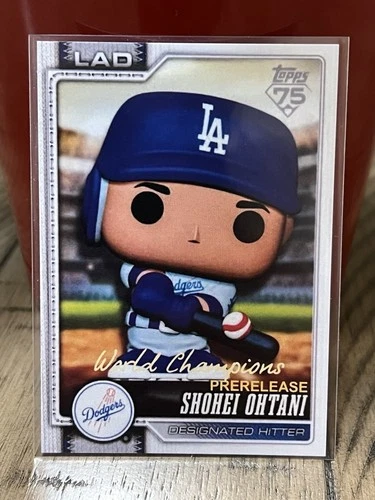 2026 Topps Series 1 Shohei Ohtani Funko Pop Prerelease Promo Card Not The SP