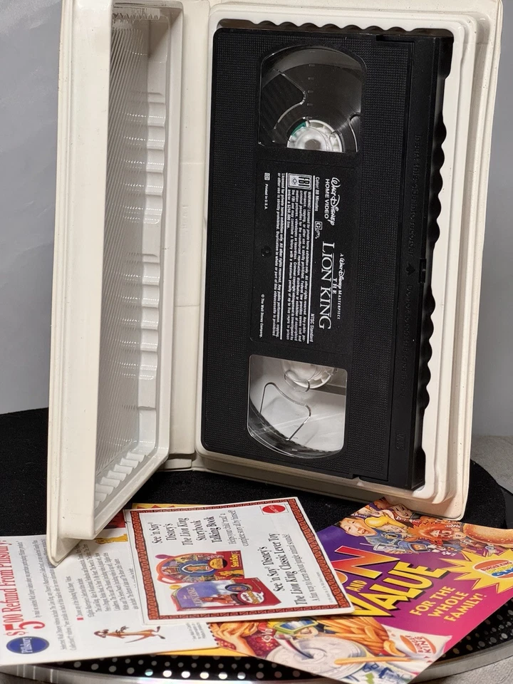 VTG WALT DISNEY MASTERPIECE 1995 VHS TAPE THE LION KING #2 FIRST EDITION RELEASE - Image 4 of 4