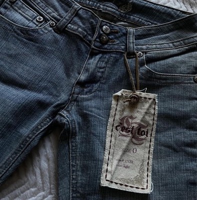Coast Lot Women's Light Wash Blue Denim Jeans Button Zip Solid Pattern