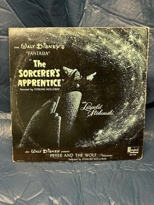 Disneyland Records Fantasia Sorcerer's Apprentice & Peter and the Wolf Vinyl