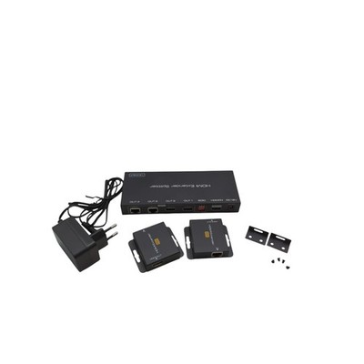 VPFET HDMI Extender 1 In 2 Out Splitter Cat5e/6 50m POC EDID 1080p
