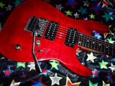 Sublime C350f Dean Electric Superstrat Guitar, Aaa Flame Top, Fully Set Up