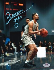 ZION CRUZ signed (RIDER BRONCS) basketball 8X10 photo PSA/DNA AM15140