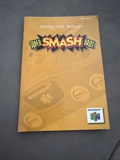 NO GAME- Super Smash Bros. Nintendo 64 N64 Instruction Manual Booklet Only