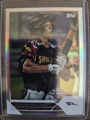 2023 Topps Pro Debut Jackson Holliday #PDC-7 Image Variation (RC)