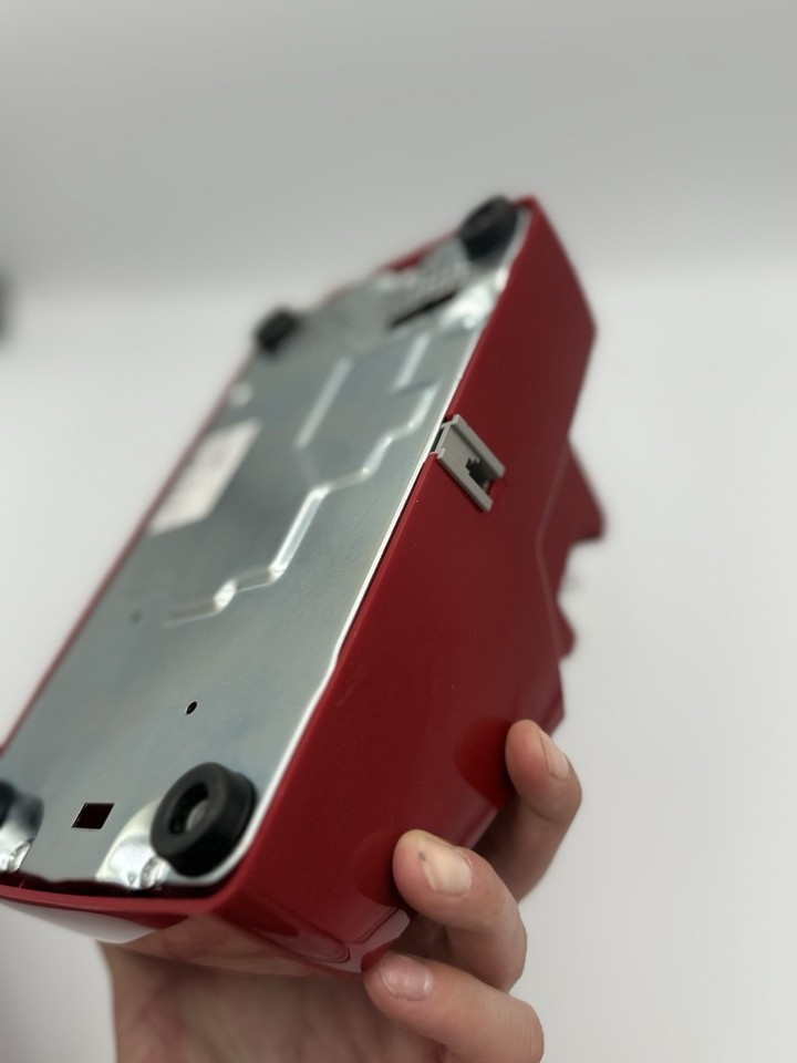 MCM RED LIGHT Dual Line Data Push Button Phone 1970s Vintage Columbo ...